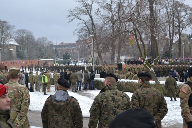 Żagań 2017 - powitanie wojsk amerykańskich